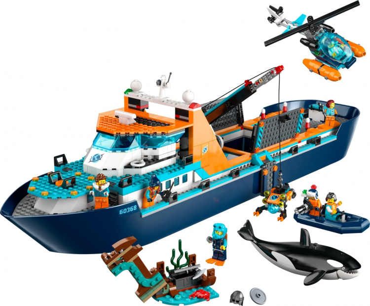 LEGO City Exploration 60368 - Arctic Explorer Ship LEGO City Exploration 60368 - Arctic Explorer Ship