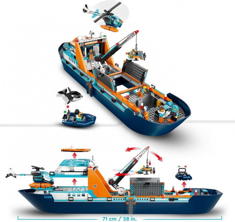 LEGO City Exploration 60368 - Arctic Explorer Ship LEGO City Exploration 60368 - Arctic Explorer Ship