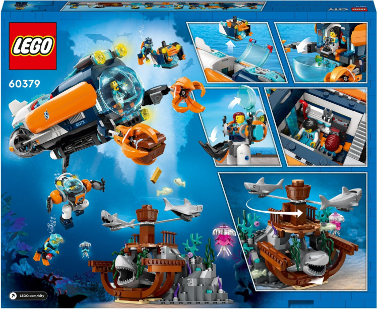 LEGO City Exploration 60379 - Deep-Sea Explorer Submarine