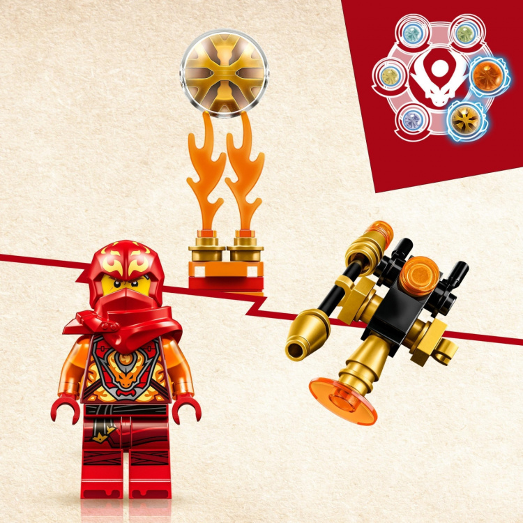 LEGO Ninjago 71777 - Kai’s Dragon Power Spinjitzu Flip