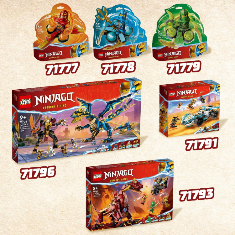 LEGO Ninjago 71777 - Kai’s Dragon Power Spinjitzu Flip