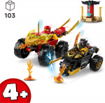 LEGO Ninjago 71789 - Kai and Ras\'s Car and Bike Battle