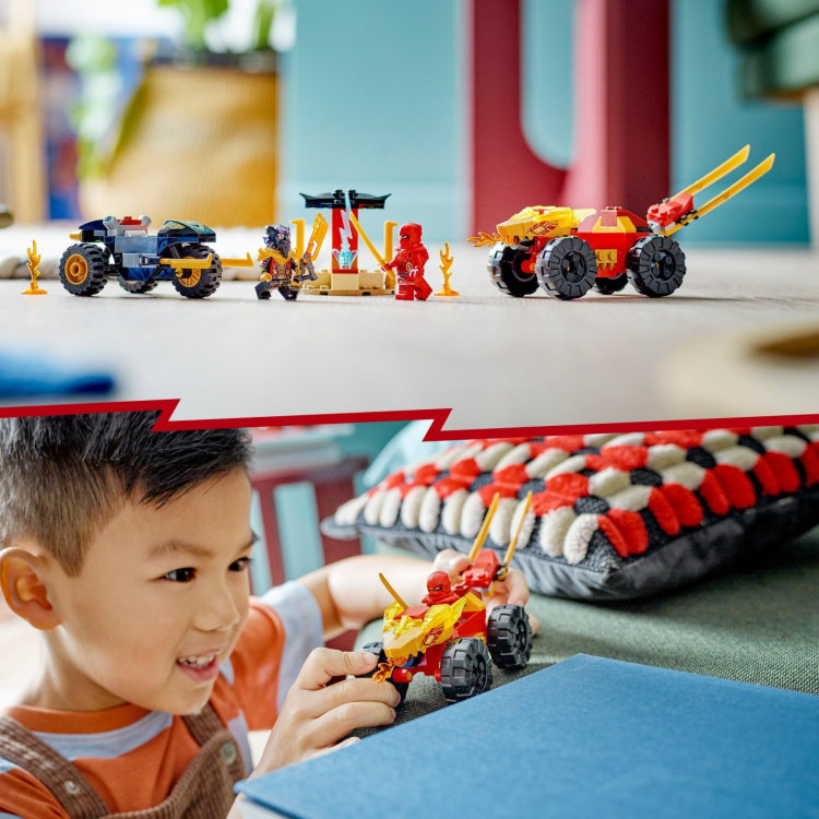 LEGO Ninjago 71789 - Kai and Ras\'s Car and Bike Battle