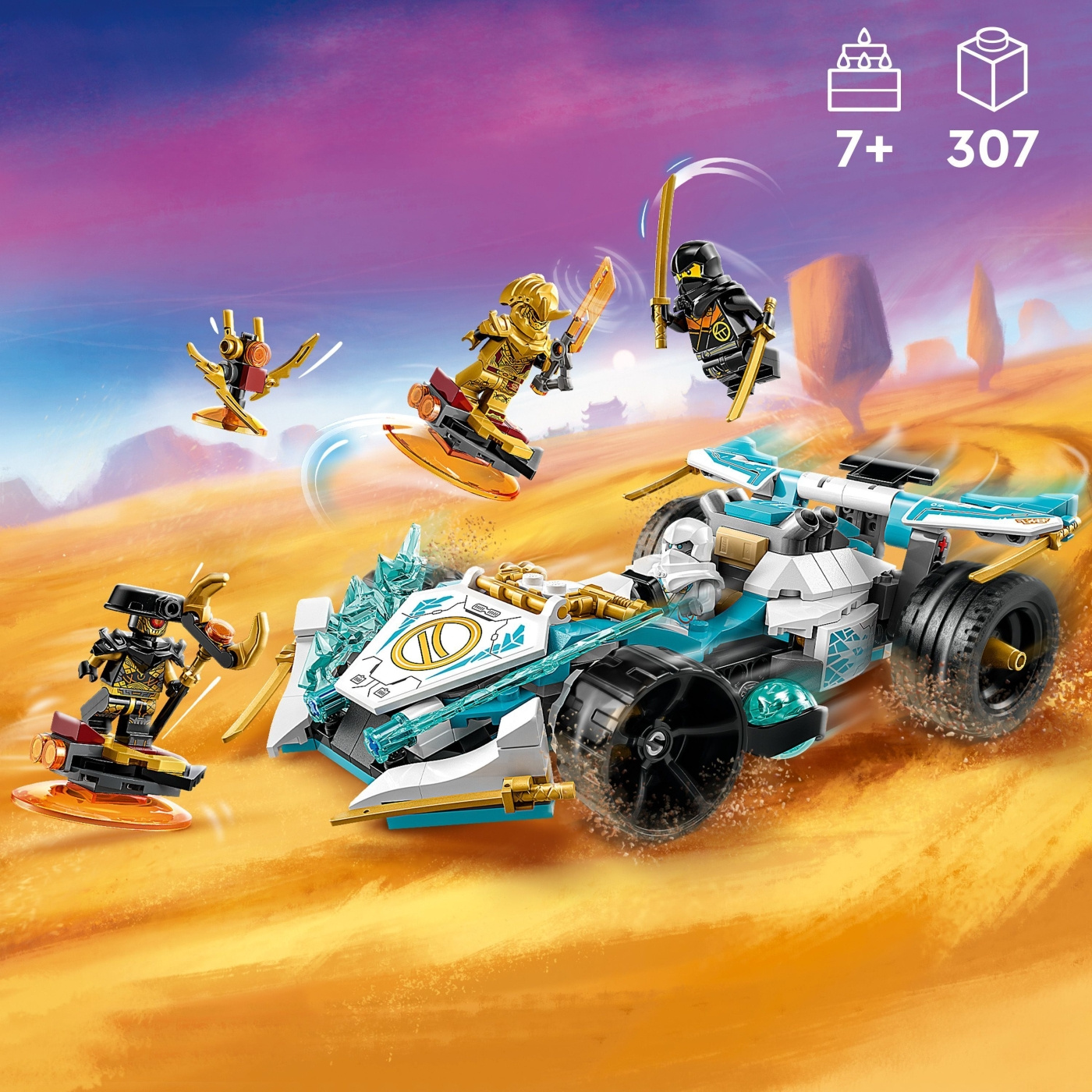 Buy LEGO Ninjago 71791 - Zane's Dragon Power Spinjitzu Race Car