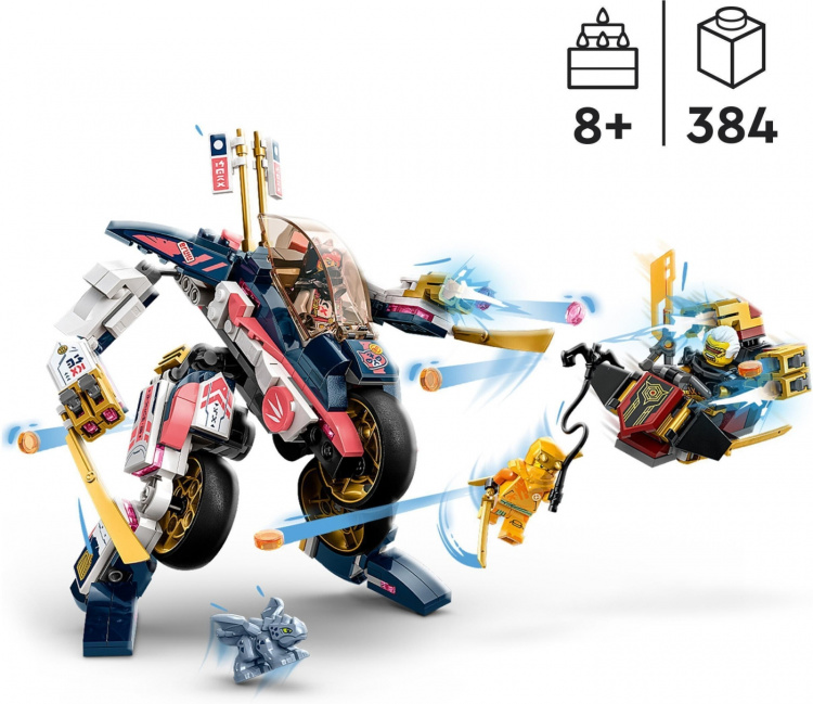 LEGO Ninjago 71792 - Sora\'s Transforming Mech Bike Racer