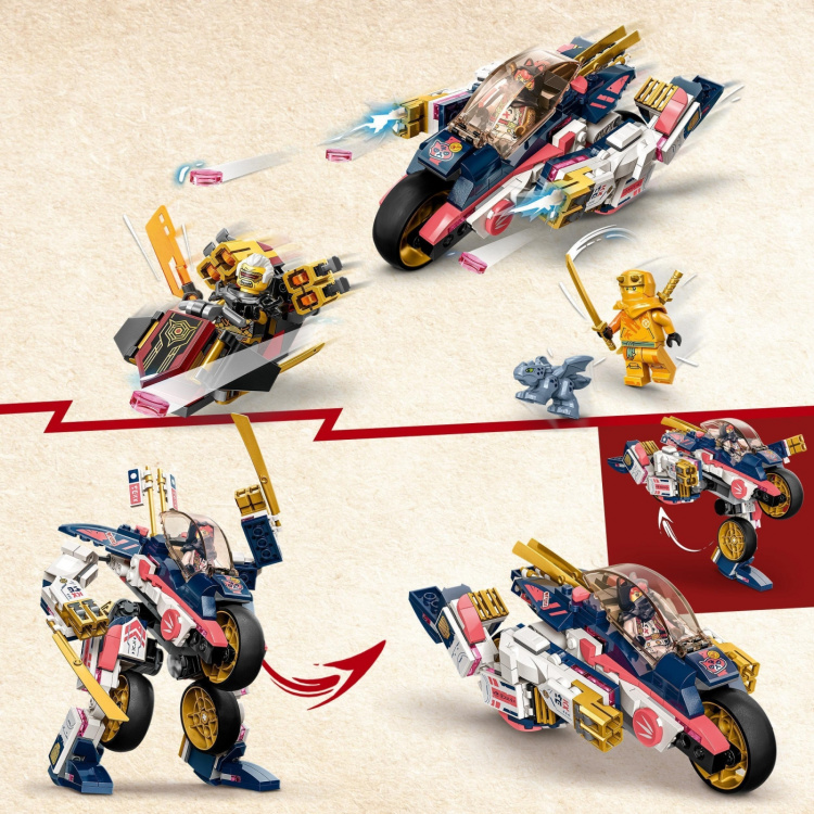 LEGO Ninjago 71792 - Sora\'s Transforming Mech Bike Racer
