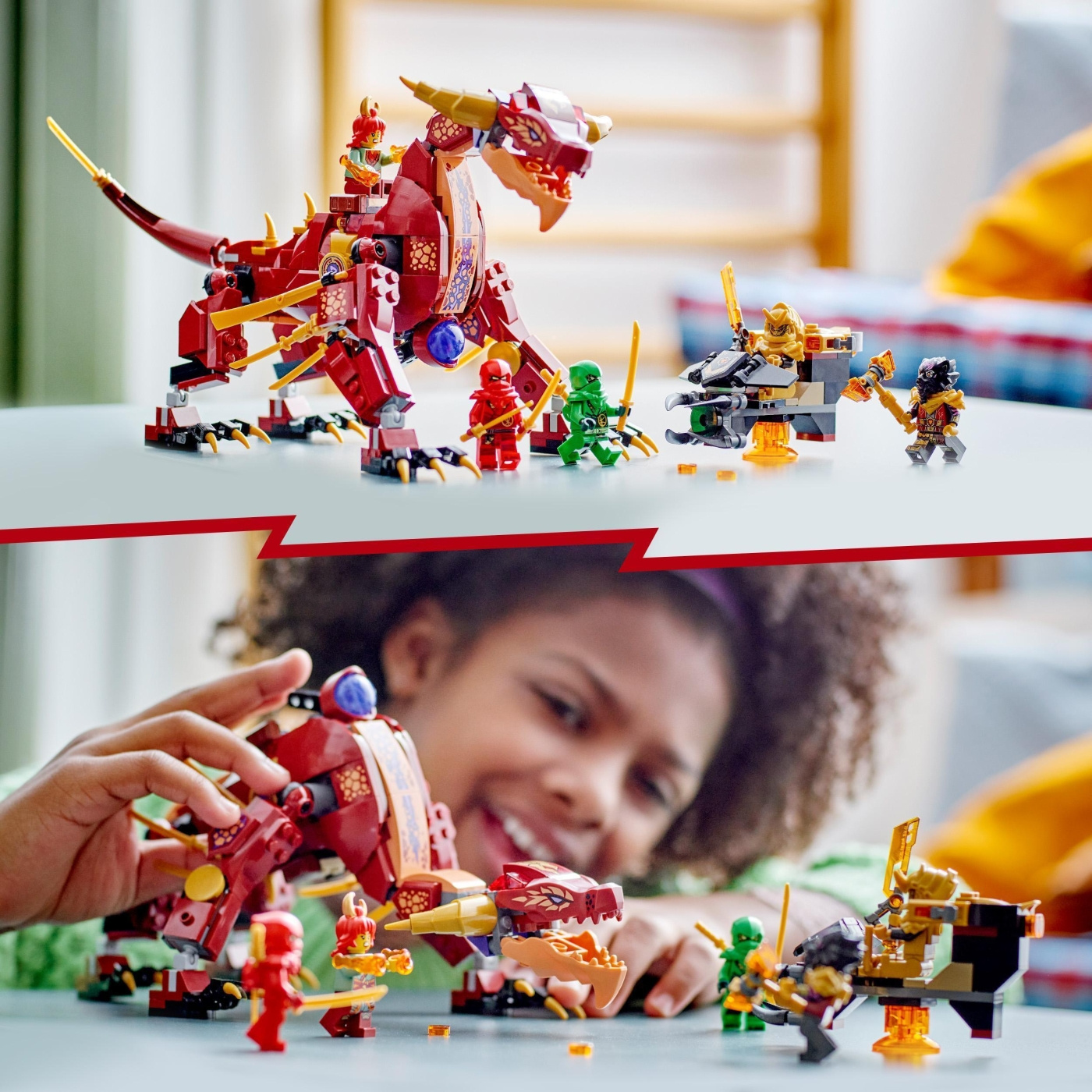 Buy LEGO Ninjago 71793 - Heatwave Transforming Lava Dragon