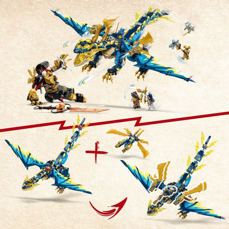LEGO Ninjago 71796 - Elemental Dragon vs. The Empress Mech