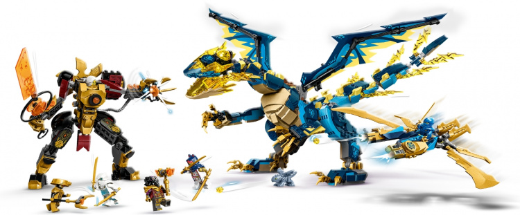 LEGO Ninjago 71796 - Elemental Dragon vs. The Empress Mech