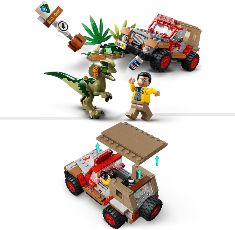 LEGO Jurassic World 76958 - Dilophosaurus Ambush
