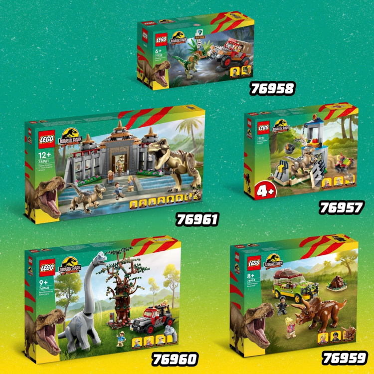 LEGO Jurassic World 76958 - Dilophosaurus Ambush