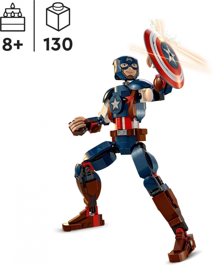LEGO Super Heroes Marvel 76258 - Captain America Construction Figure