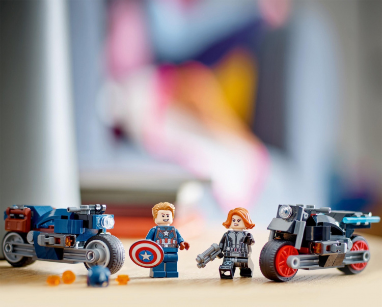 LEGO Super Heroes Marvel 76260 - Black Widow & Captain America Motorcycles