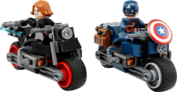 LEGO Super Heroes Marvel 76260 - Black Widow & Captain America Motorcycles