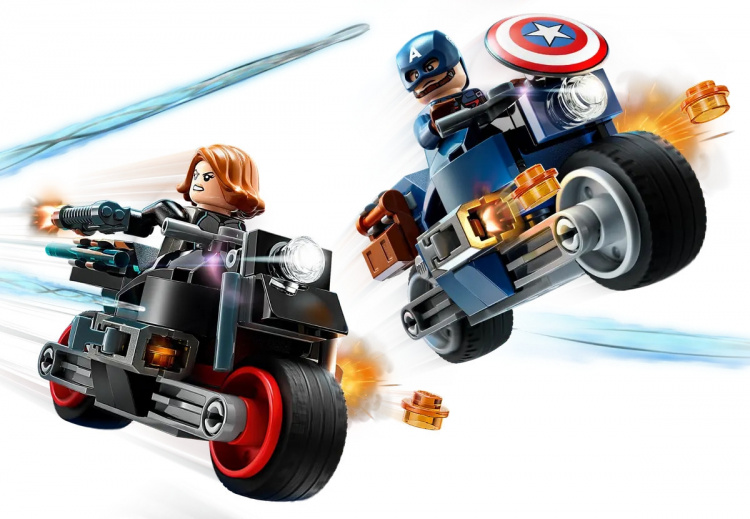 LEGO Super Heroes Marvel 76260 - Black Widow & Captain America Motorcycles