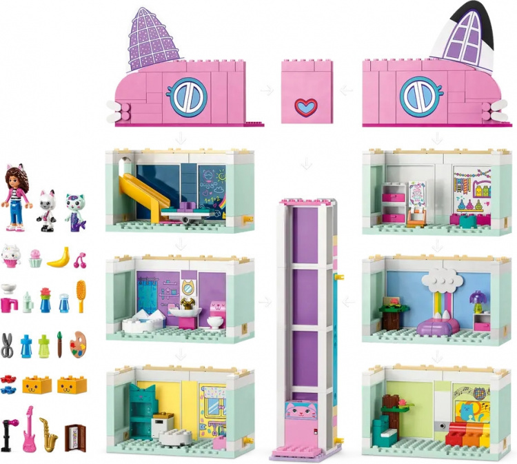 LEGO Gabbys Dollhouse 10788 - Gabby\'s Dollhouse LEGO Gabbys Dollhouse 10788 - Gabby\'s Dollhouse