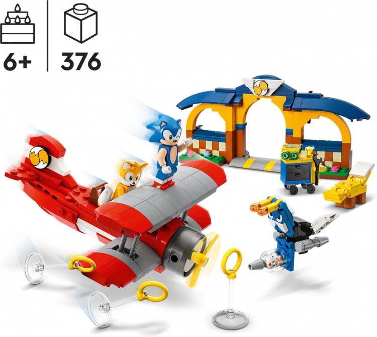 LEGO Sonic the Hedgehog 76991 - Tails\' Workshop and Tornado Plane