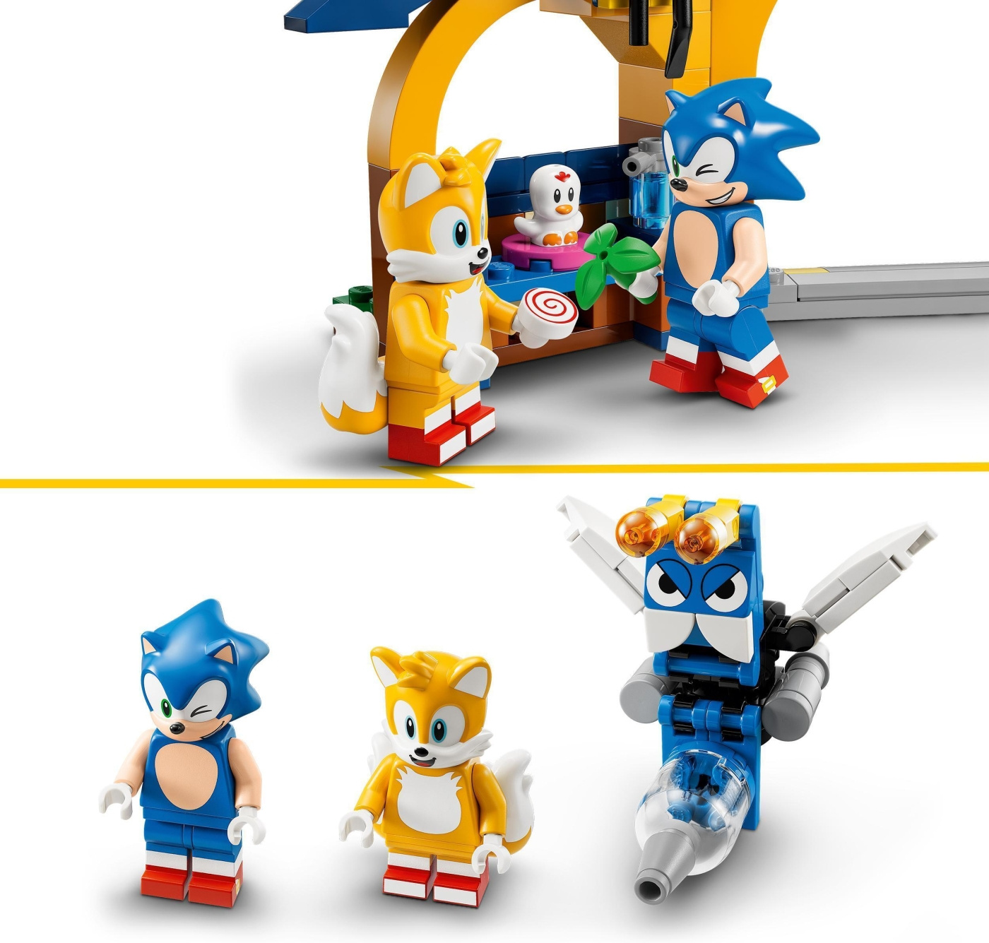 Buy LEGO Sonic the Hedgehog 76991 Tails' Workshop and Tornado