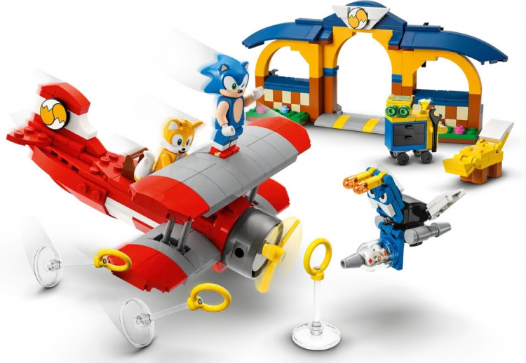 LEGO Sonic the Hedgehog 76991 - Tails\' Workshop and Tornado Plane