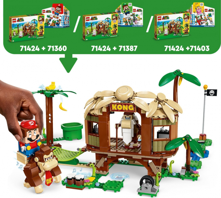 LEGO Super Mario 71424 - Donkey Kong\'s Tree House Expansion Set
