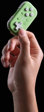 8BitDo Micro Bluetooth Gamepad, Green, Switch / Android / Raspberry Pi