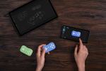 8BitDo Micro Bluetooth Gamepad, Blue, Switch / Android / Raspberry Pi