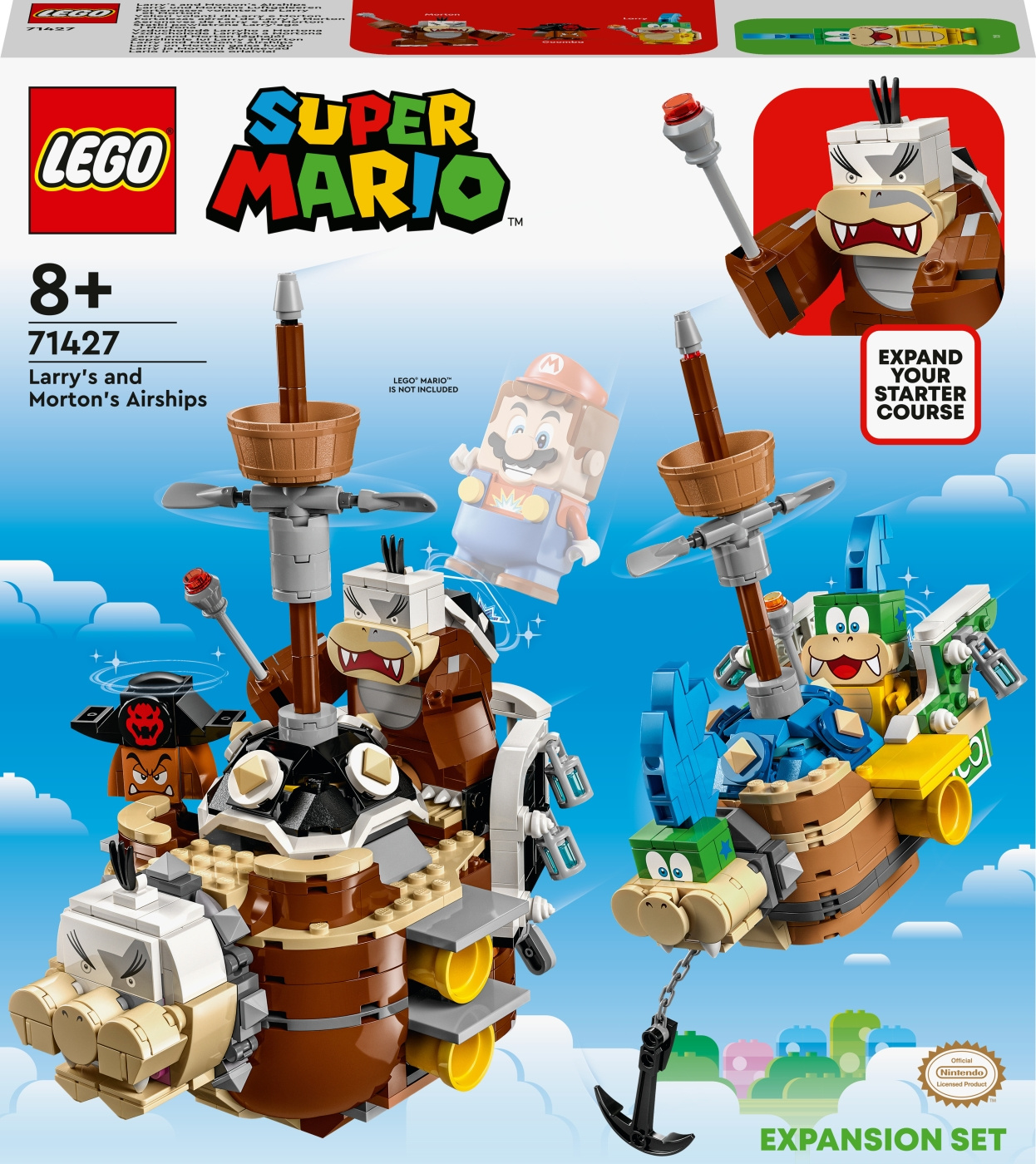 Buy LEGO Super Mario 71427 - Larry's and Morton's Airships