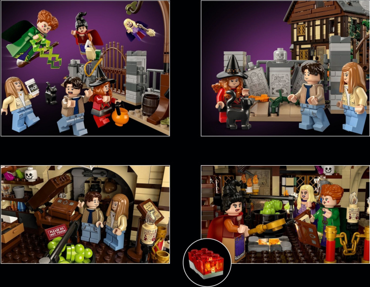 LEGO Ideas 21341 - Disney Hocus Pocus: The Sanderson Sisters\' Cottage