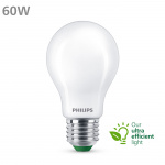 Philips LED E27 Normal 4W (60W) Frostad 840lm 2700K Energiklass A Philips LED E27 Normal 4W (60W) Frostad 840lm 2700K Energiklass A