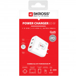 SKROSS Power Charger US/Japan mfl. 2xUSB-C PD + 1xUSB-A GaN 65W SKROSS Power Charger US/Japan mfl. 2xUSB-C PD + 1xUSB-A GaN 65W