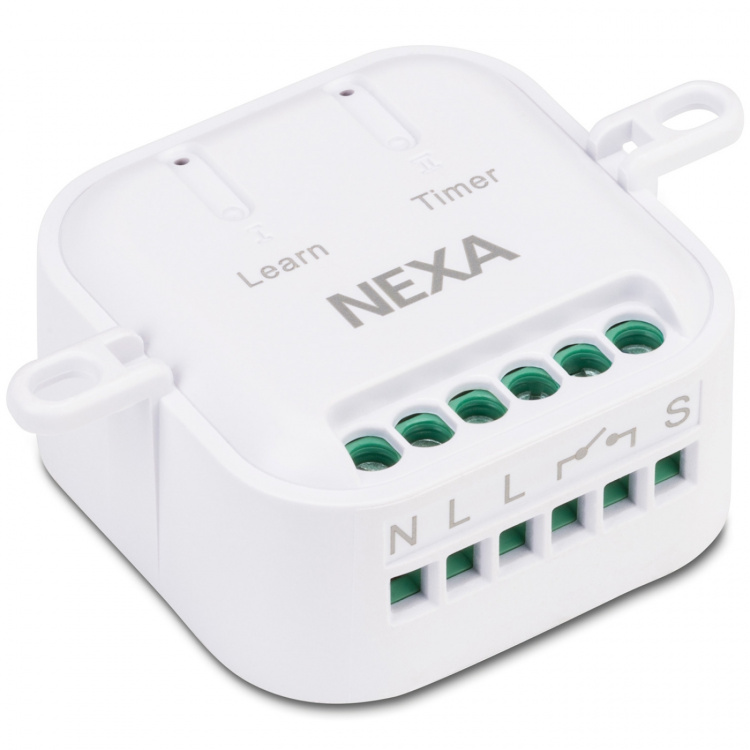 nexa WBR-2203 Inbyggnadsmottagare 230V På/Av/Timer/Puls nexa WBR-2203 Inbyggnadsmottagare 230V På/Av/Timer/Puls