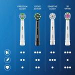 Oral B Borsthuvud Cross Action Black 3st