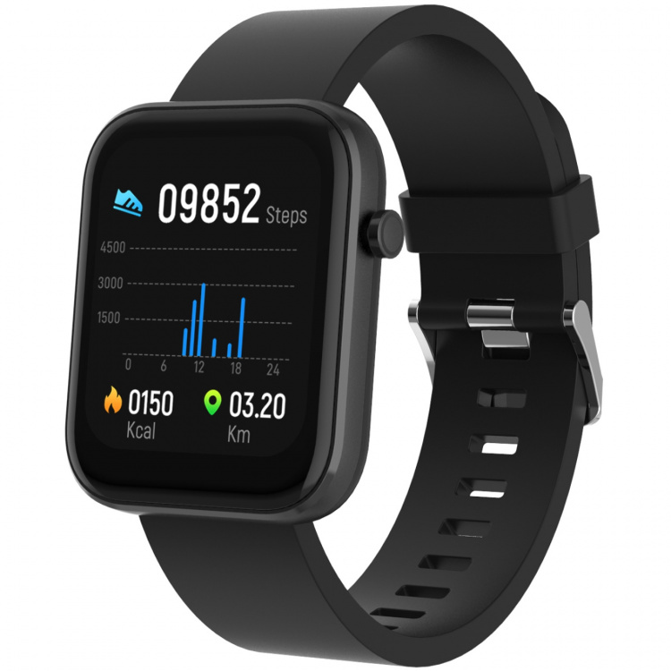 DENVER Bluetooth smartwatch with heart rate sensor, blood pressure and blood oxygen monitor DENVER Bluetooth smartwatch with heart rate sensor, blood pressure and blood oxygen monitor