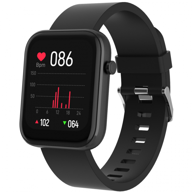 DENVER Bluetooth smartwatch with heart rate sensor, blood pressure and blood oxygen monitor DENVER Bluetooth smartwatch with heart rate sensor, blood pressure and blood oxygen monitor