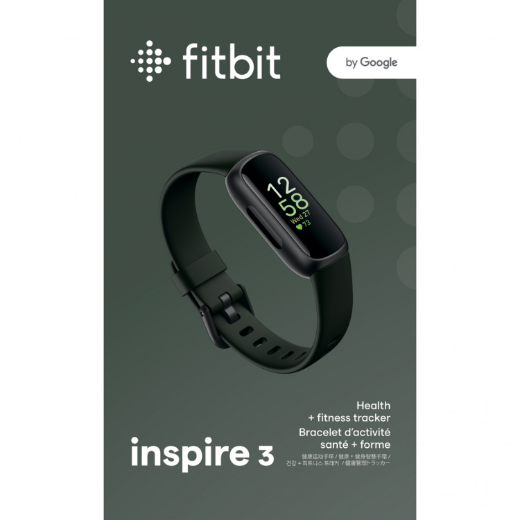 Fitbit Inspire 3, Black/Midnight Zen Fitbit Inspire 3, Black/Midnight Zen