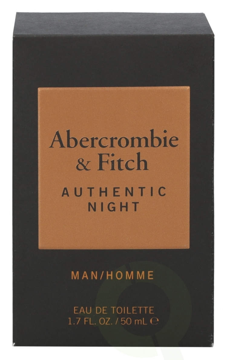 Abercrombie & Fitch Authentic Night Men Edt Spray 50 ml