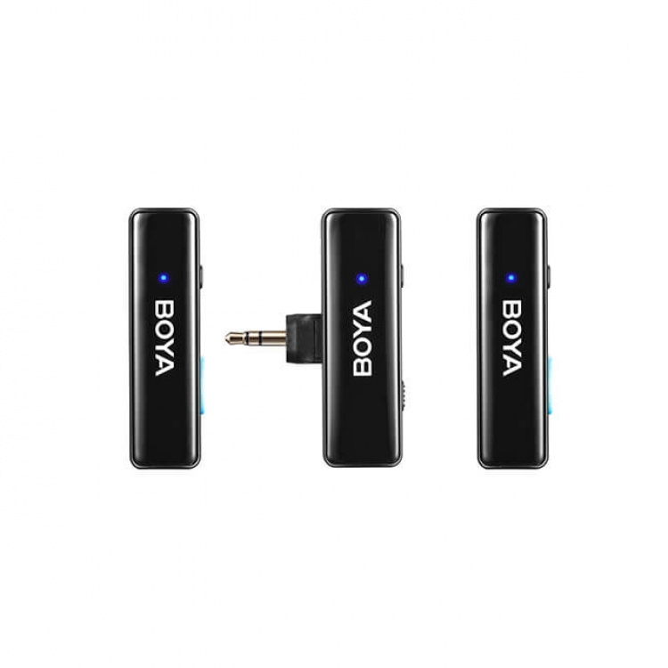 BOYA Wireless Microphone System BOYALINK X2, 3.5mm, Lightning & USB-C