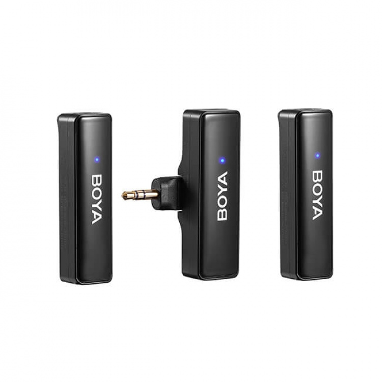 BOYA Wireless Microphone System BOYALINK X2, 3.5mm, Lightning & USB-C