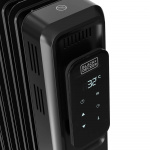 BLACK+DECKER Oil Heater Digital 2000W Black