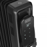 BLACK+DECKER Oil Heater Digital 2500W Black