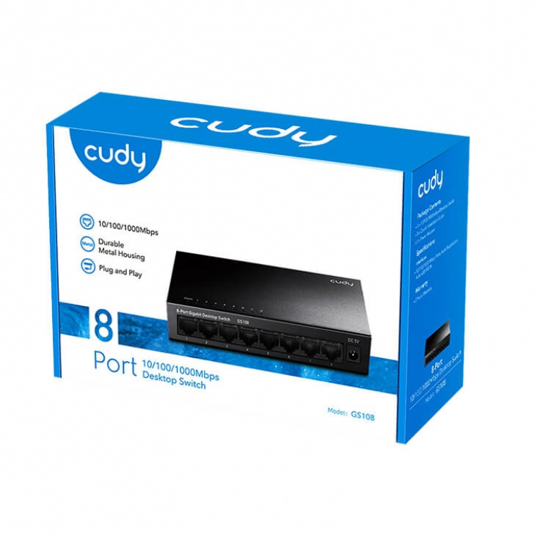CUDY Switch GS108 8-port Gigabit CUDY Switch GS108 8-port Gigabit