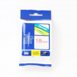 Brother Tape TZE-242 18mm Red on White Brother Tape TZE-242 18mm Red on White