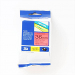 Brother Tape TZE-461 36mm Black on Red