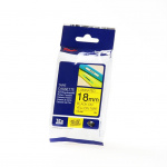Brother Tape TZE-641 18mm Svart på Gul Brother Tape TZE-641 18mm Svart på Gul