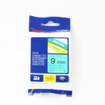 Brother Tape TZE-721 9mm Black on Green