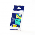 Brother Tape TZE-751 24mm Svart på Grön Brother Tape TZE-751 24mm Svart på Grön