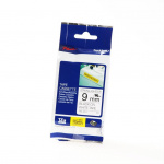 Brother Tape TZE-S221 9mm Svart på Vit Brother Tape TZE-S221 9mm Svart på Vit