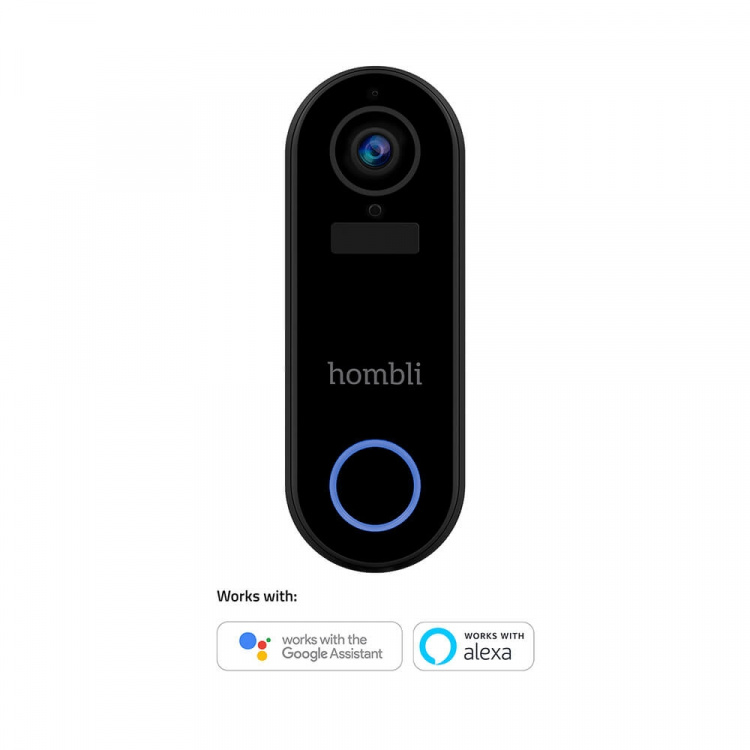 Hombli Smart Doorbell Pack Black Hombli Smart Doorbell Pack Black