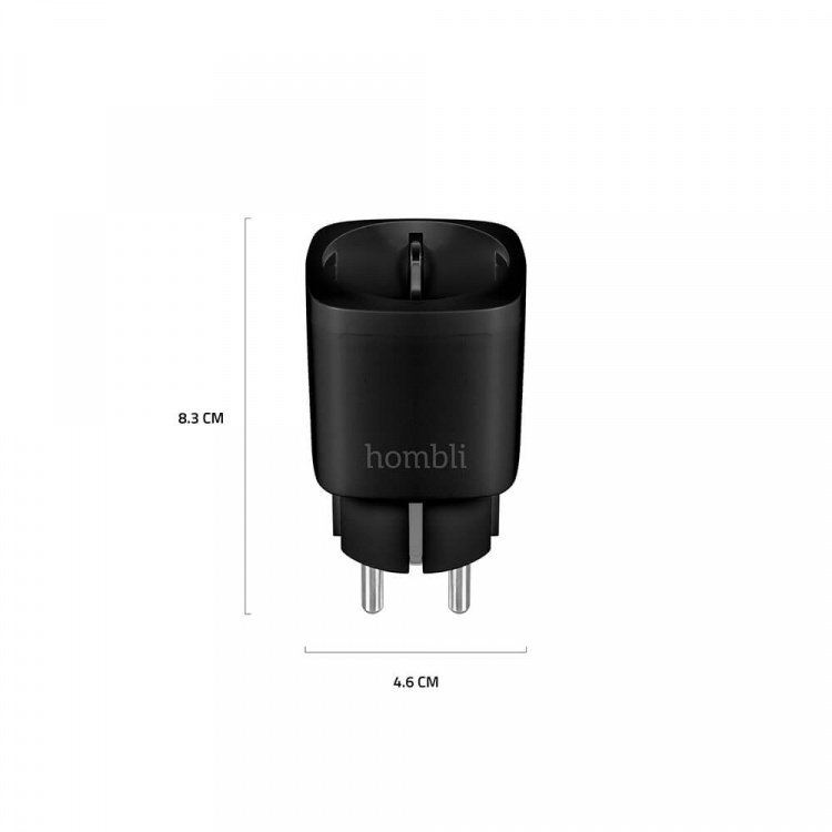 Hombli EU Smart Plug Promo Pack 2+1 Black