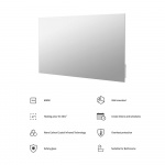 Hombli Smart Infrared Heater Glass Panel 600w Mirror Hombli Smart Infrared Heater Glass Panel 600w Mirror